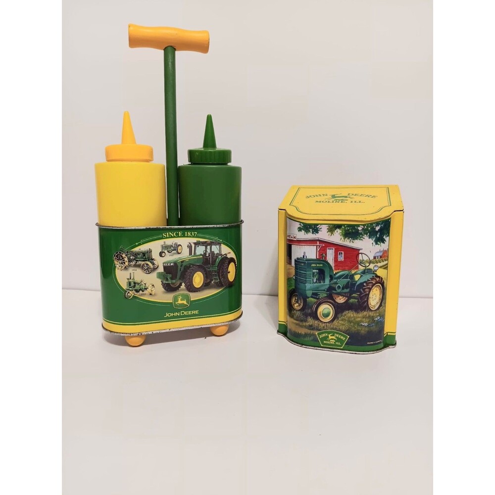 John Deere Metal Tin Kitchen Country Farmhouse Home Decor